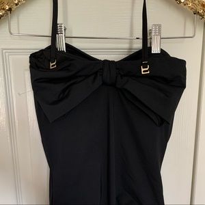 Kate Spade black bow swimsuit